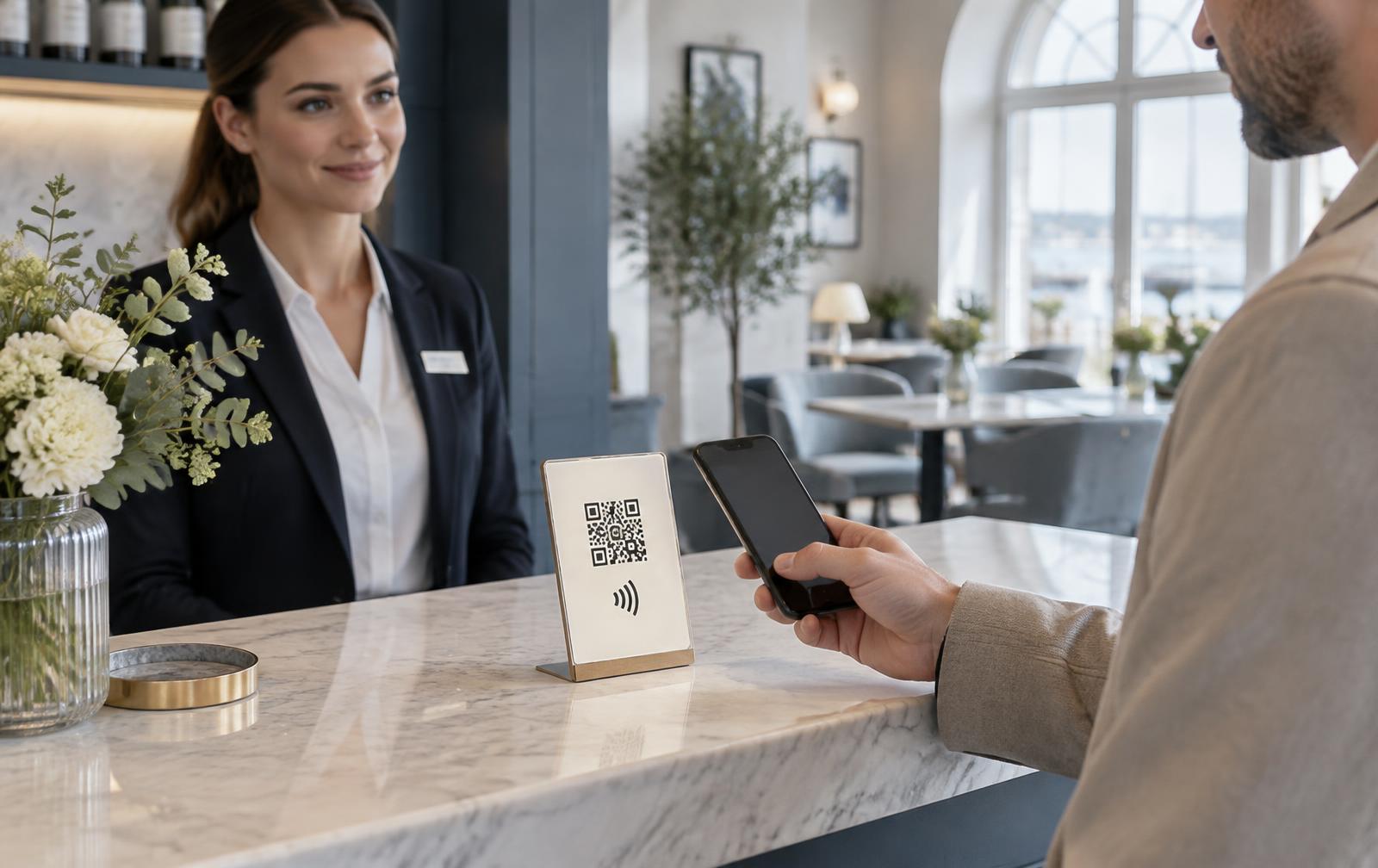 Talkoon an einem realen Touchpoint